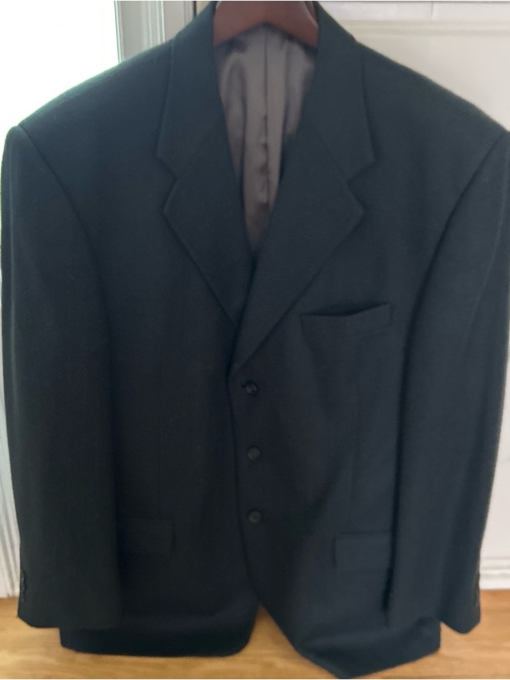 Alexander Julian Men's 44R Single-Breasted Blazer in Dark Teal